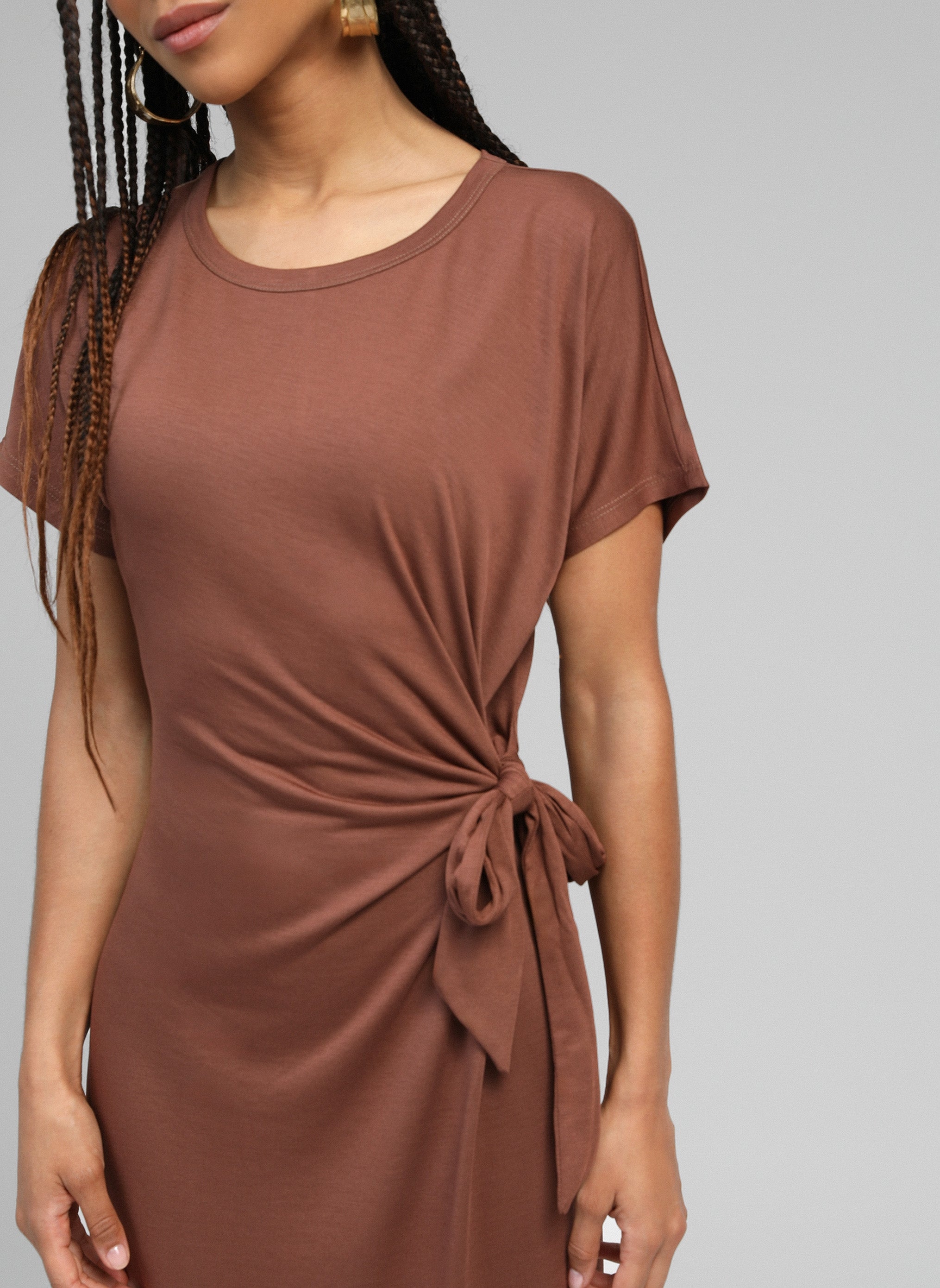 ROBE LONGUE TAMISARA moka