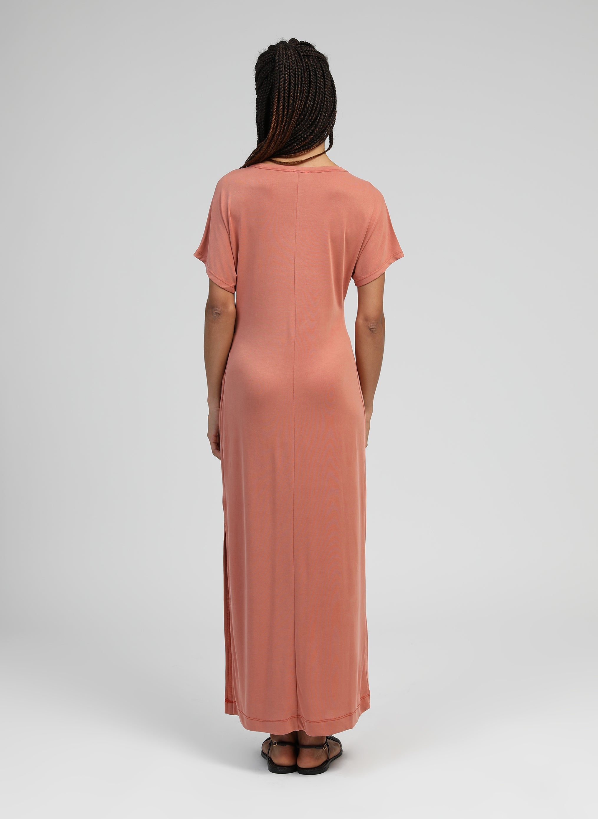 ROBE LONGUE TAMISARA terracotta