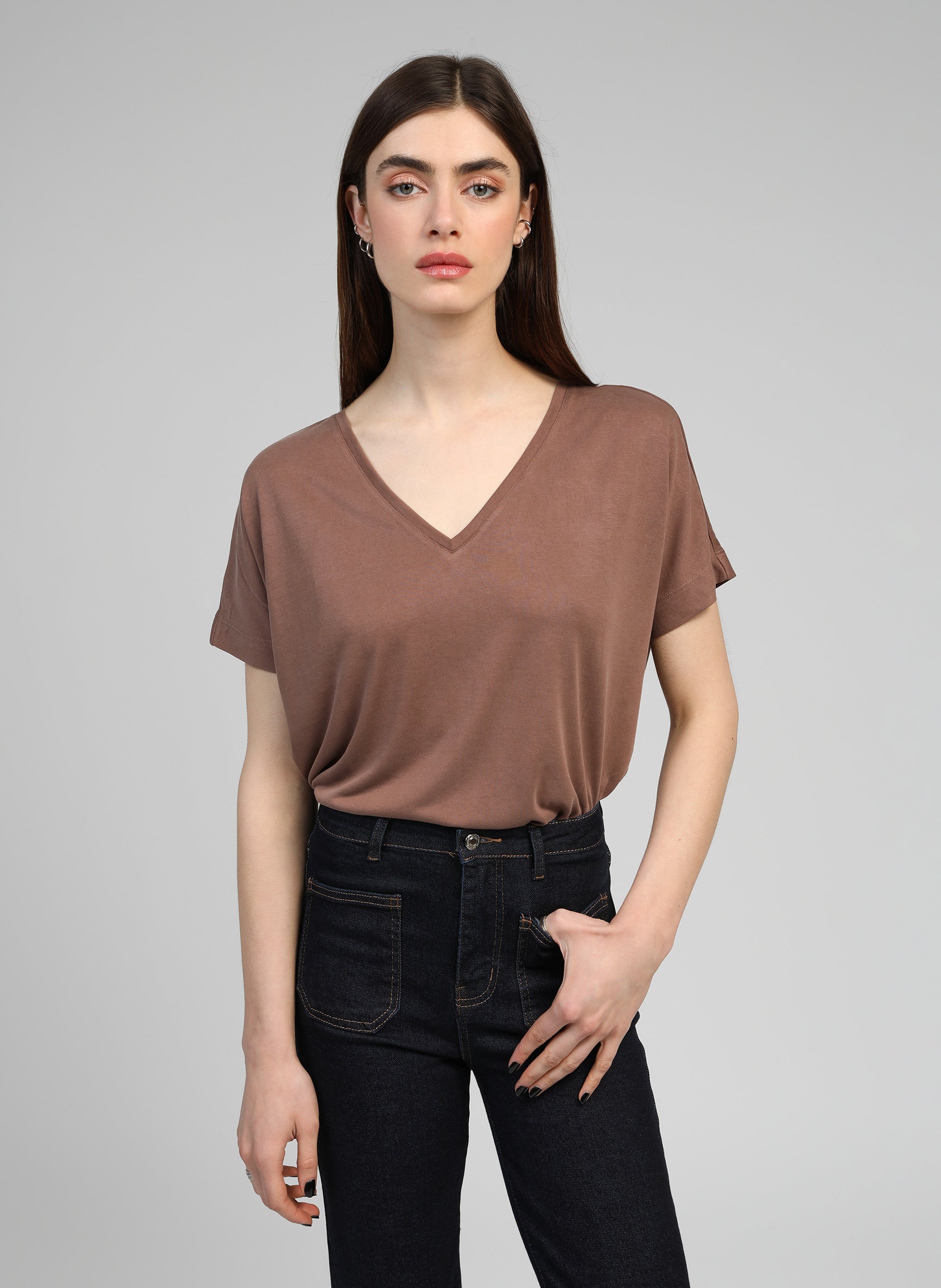 T-SHIRT TAROBA moka