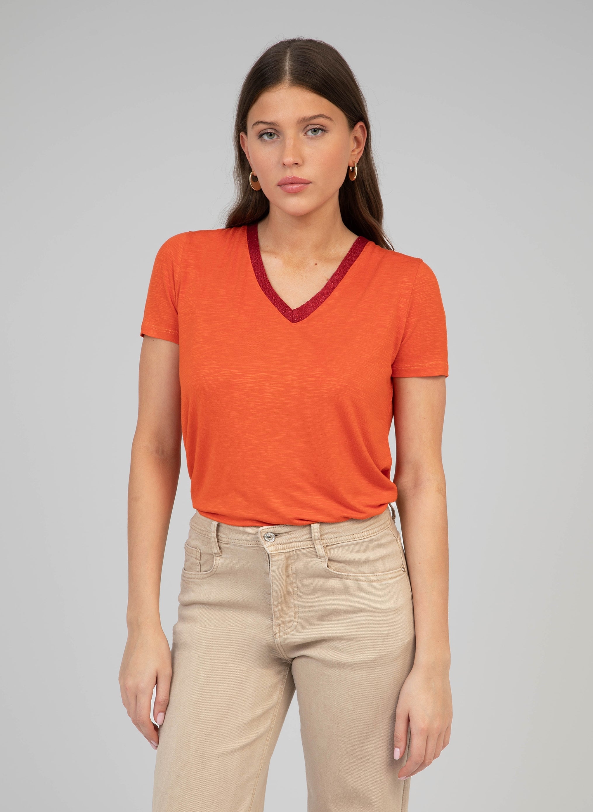 T-SHIRT TERRY piment