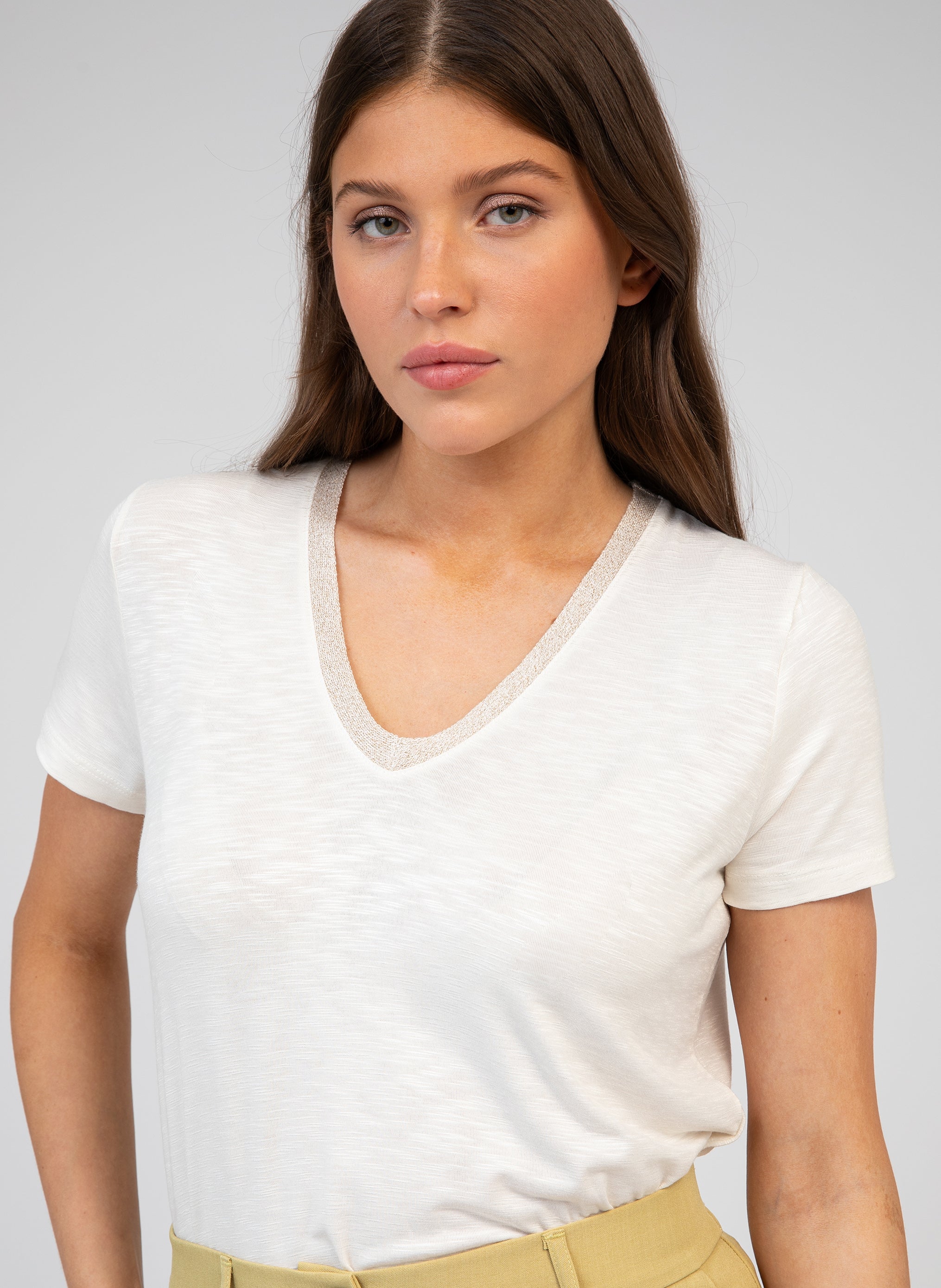 T-SHIRT TERRY ecru