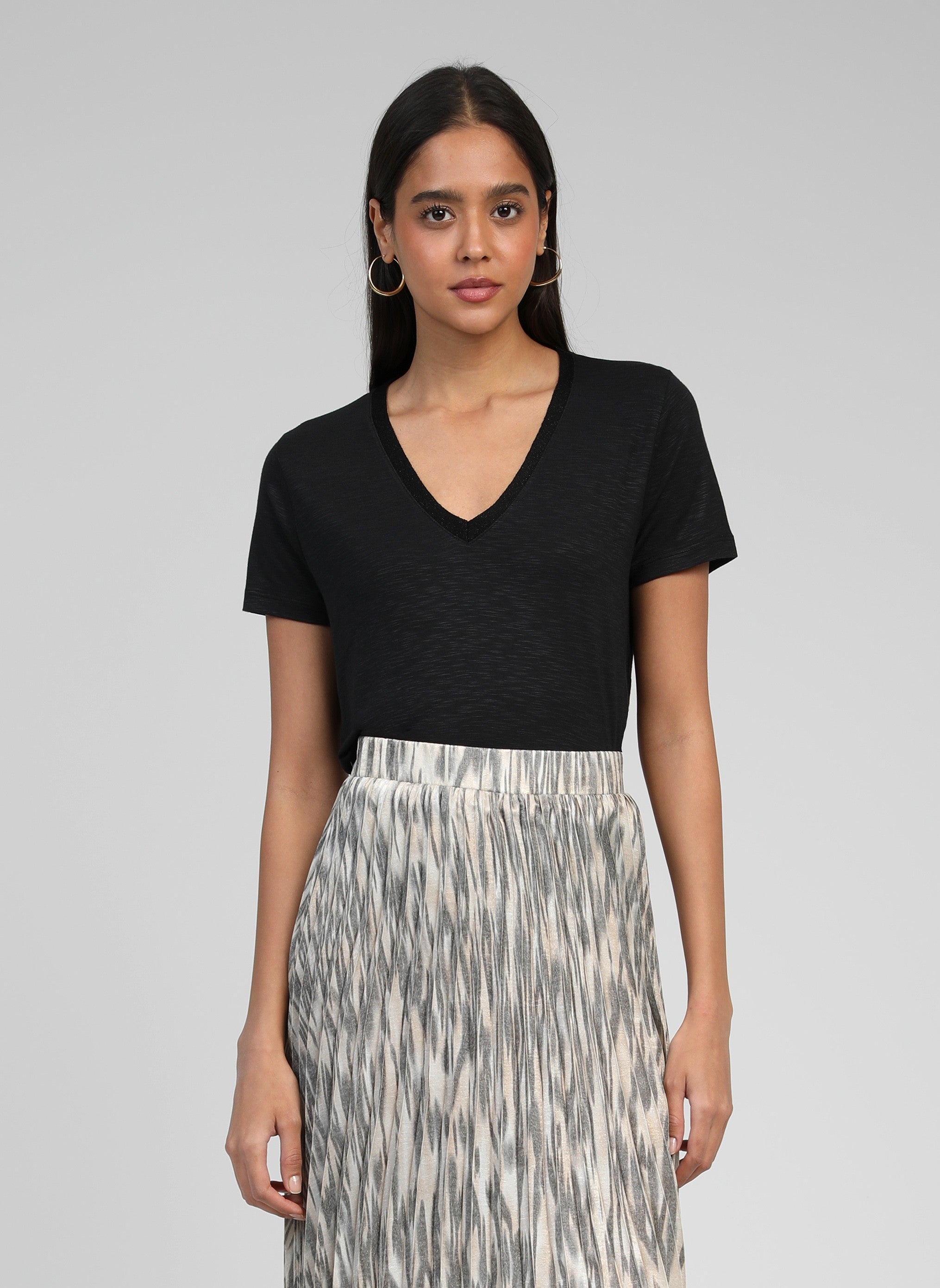 T-SHIRT TERRY noir