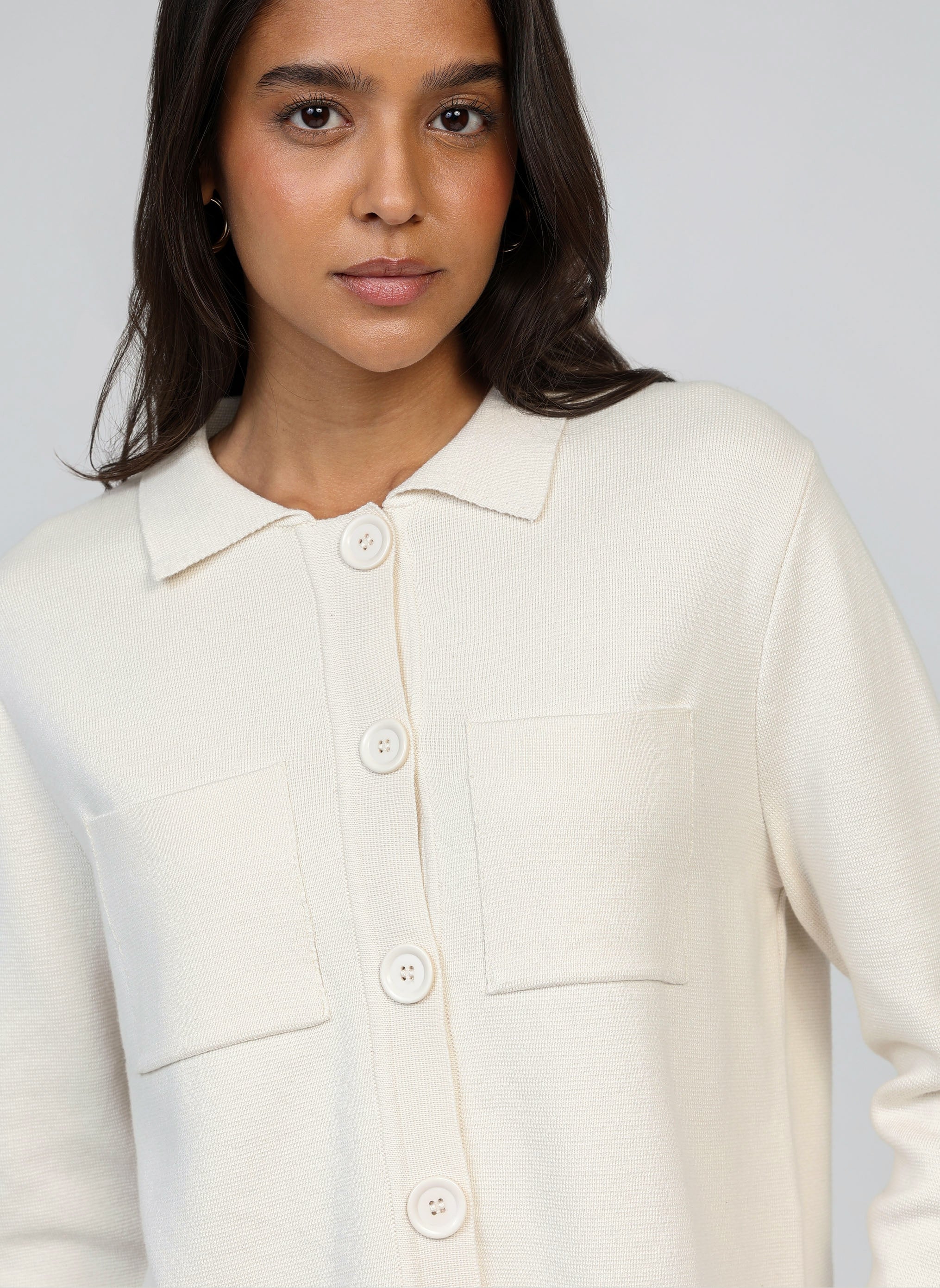 CARDIGAN VALIMANA ecru
