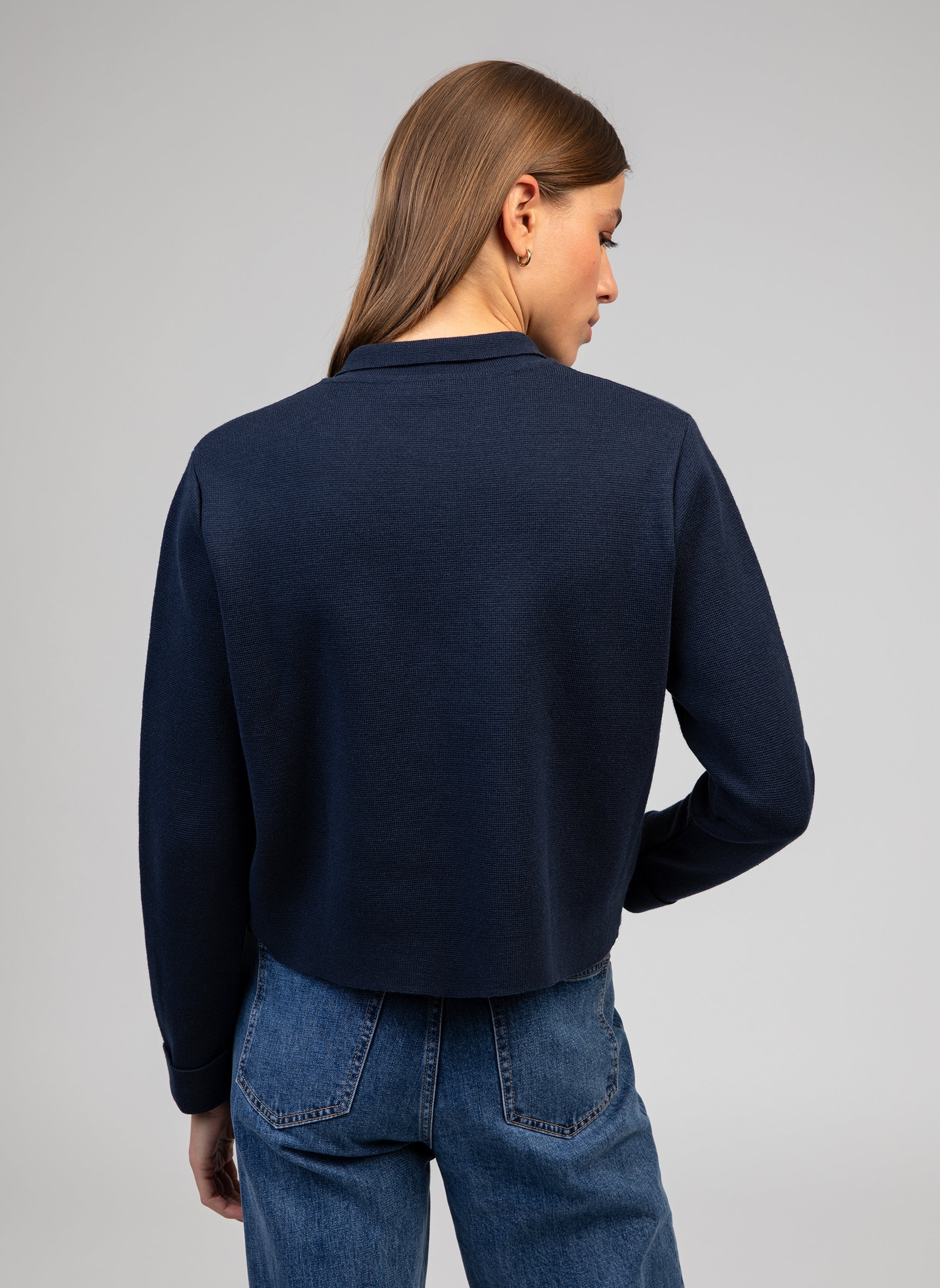 CARDIGAN VALIMANA marine