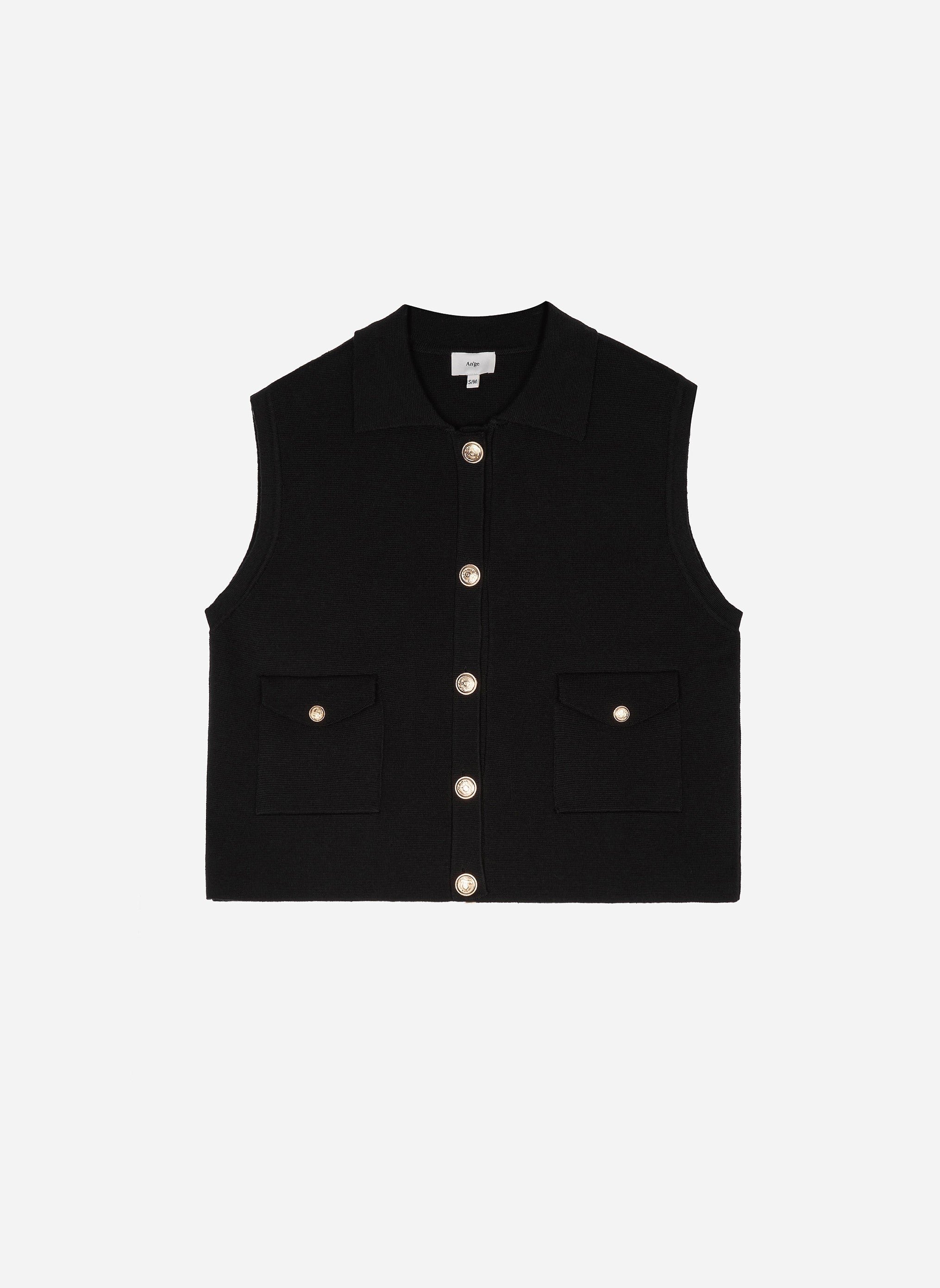 CARDIGAN VAMAYA noir